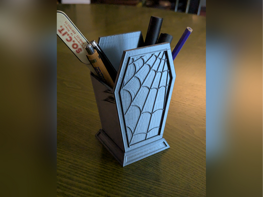 Coffin Pen Holder